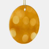 Gouden kerstversiering keramisch ornament (Rechts)