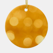 Gouden kerstversiering keramisch ornament (Voorkant)