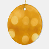 Gouden kerstversiering keramisch ornament (Links)