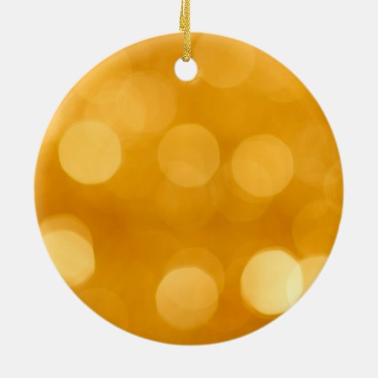 Gouden kerstversiering keramisch ornament (Achterkant)