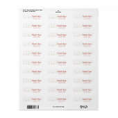 Gouden kerstversiering, vakantie etiket (Full Sheet)