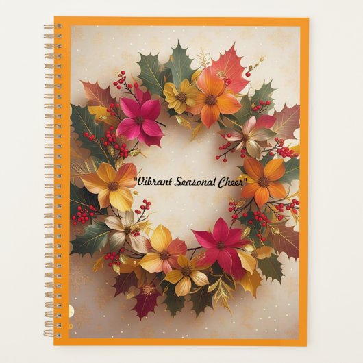 "Gouden Kerstwonder" Planner (Voorkant)