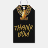 Gouden ketting 1 #1 Drip 1e verjaardagsfeestje Cadeaulabel (Voorkant)