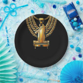 Gouden ketting 1 Drip #1 1e verjaardagsfeestje Papieren Bordje (Feest)