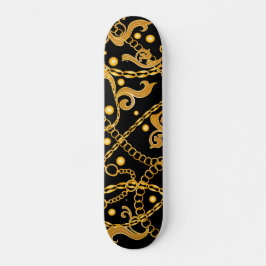 Gouden Kettingen Persoonlijk Skateboard