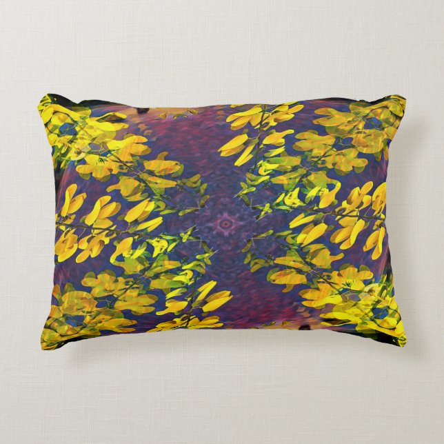 gouden kettinglus accent kussen (Voorkant)