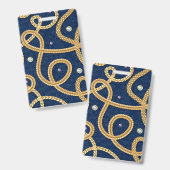 Gouden kettingpatroon badge (Voor- en achterkant)