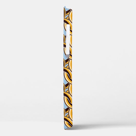 Gouden kettingschakels: naadloos patroon. Case-Mate iPhone case (Achterkant / Links)