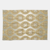 Gouden  keukenhanddoeken (Horizontaal)