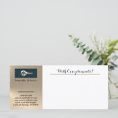 Gouden Key Blauwe Spruce Realtor met complimenten  (Staand voorkant)