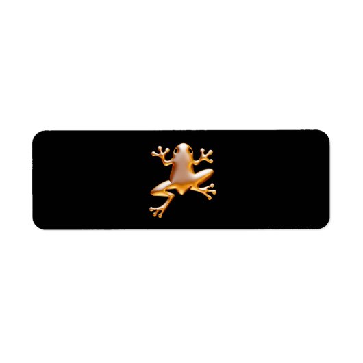Gouden Kikker Etiket (Voorkant)