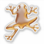 Gouden Kikker Sticker (Voorkant)
