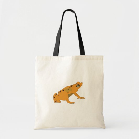 Gouden kikker tote bag (Voorkant)