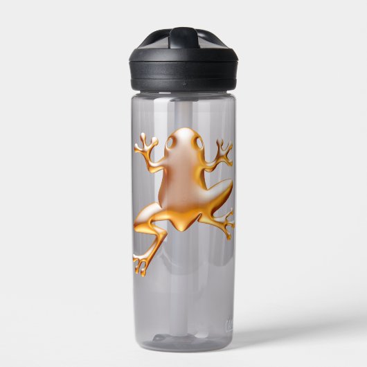 Gouden Kikker Waterfles (Voorkant)