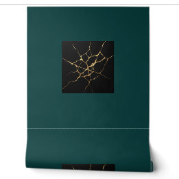 Gouden Kintsugi barsten luxe gestructureerd behang