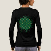 Gouden Klavers Smaragdhemel Tri-Blend Shirt (Achterkant)