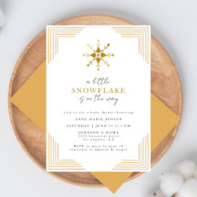 Gouden Kleine Sneeuwvlok Minimalistische Elegante