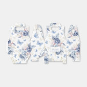 Gouden kleine vlinder jongen Baby shower Bedankdoosjes (Uitgevouwen)