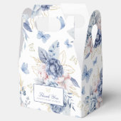 Gouden kleine vlinder jongen Baby shower Bedankdoosjes (Geopend)