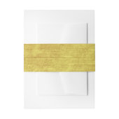 Gouden kleur Elegant Uitnodigingen Wikkel (Voorkant Voorbeeld)