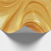 Gouden kleur glans cadeaupapier (Hoek)