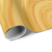 Gouden kleur glans cadeaupapier (Rol Hoek)