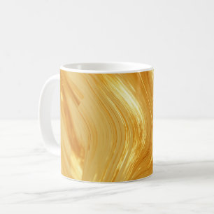 Gouden kleur glans koffiemok