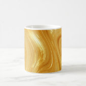Gouden kleur glans koffiemok (Center)