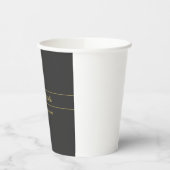Gouden Kleur Grijs Klassiek Persoonlijk Pas Chic a Papieren Bekers (Links)