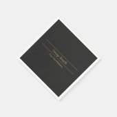 Gouden Kleur Grijs Klassiek Persoonlijk Pas Chic a Servet (Hoek)