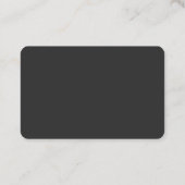 Gouden Kleur Grijs Klassiek Persoonlijk Pas Chic a Visitekaartje (Achterkant)