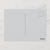 Gouden Kleur Handgeschreven Professioneel Aangepas Briefkaart (Achterkant)