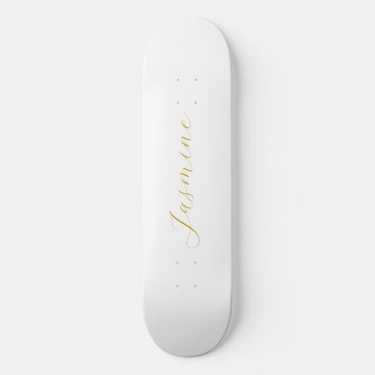 Gouden Kleur Kalligrafie Professionele Aangepaste  Persoonlijk Skateboard (Voorkant)