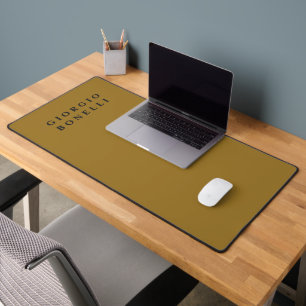 Gouden Kleur Minimalistische Persoonlijke Moderne Bureaumat