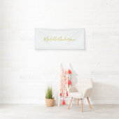 Gouden Kleur Modern Minimalistisch Handschrift Naa Spandoek (Insitu)