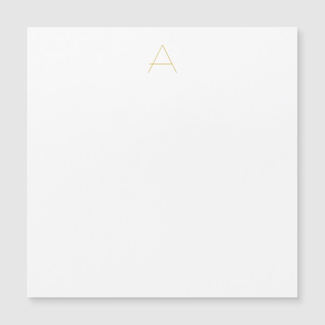Gouden Kleur Monogram Professioneel Magnetisch Kaa (Voorkant)