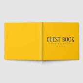 Gouden kleur Professioneel Modern Elegant Gastenboek (Volledig)