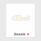 Gouden Kleur Professionele Trendy Minimalistische  Sticker (Vel)