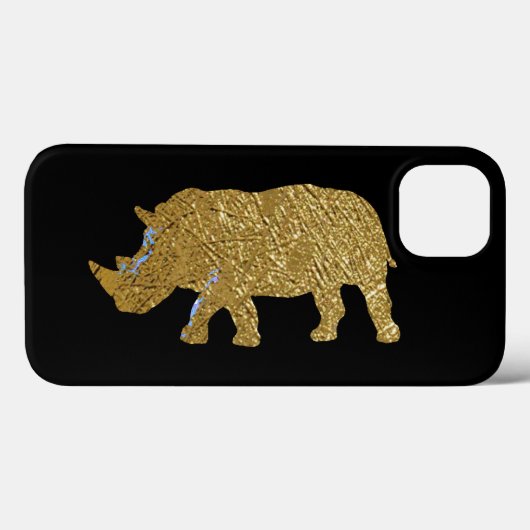 gouden kleur rhino Case-Mate iPhone case (Achterkant (horizontaal))