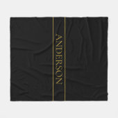  gouden kleuren en regels voor Classy Gold Fleece Deken (Voorkant (Horizontaal))