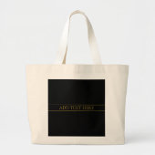 gouden kleuren en regels voor Classy Gold Grote Tote Bag (Voorkant)