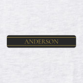 gouden kleuren en regels voor Classy Gold Labels (Design 1)