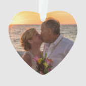 Gouden klokken 50ste huwelijksverjaardag gewoonte ornament (achterkant)