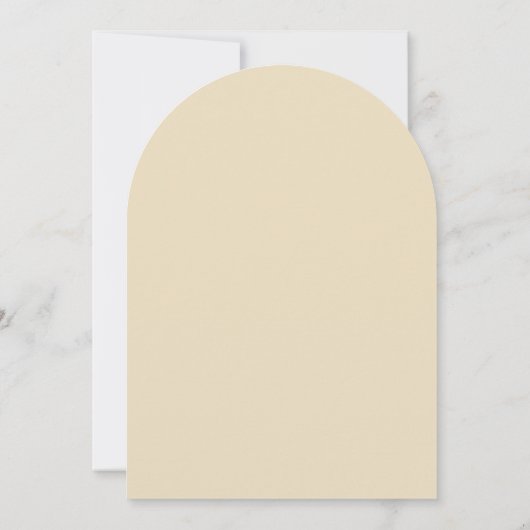 Gouden klokken boog waterverf boog kerst bruiloft kaart (Achterkant)