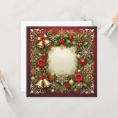 Gouden klokken kaart (Voorkant / Achterkant in situ)