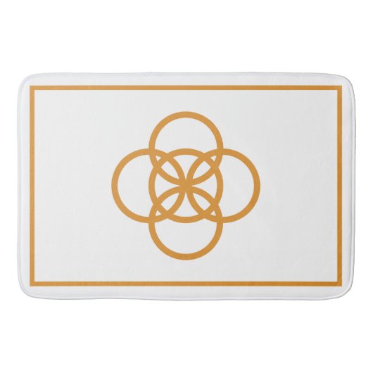 Gouden Knoop Badmat (Voorkant)