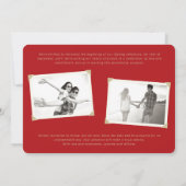 Gouden Knoop Dubbel Geluk Chinese Trouw Foto Save The Date (Achterkant)