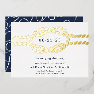 Gouden Knoop Zeevaart Save the Date Kaart