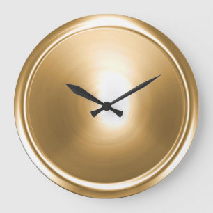 Gouden knop grote klok