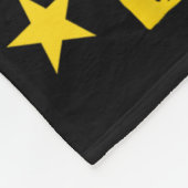 Gouden Koepel Trump Groot Amerikaans Patriottisch  Fleece Deken (Hoek)
